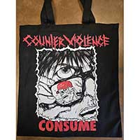 Counter Violence- Support Your Local Counter Culture 2 sided tote bag
