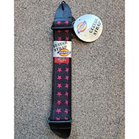 Pink Stars Guitar Strap by Dickies (Sale price!)