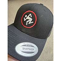 DRI- Embroidered Skanker on a black trucker hat (Sale price!)