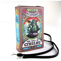 Cthulhu Book Wristlet Clutch / Crossbody Bag by Comeco 
