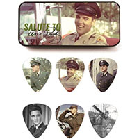 Elvis Presley- Salute To Elvis Portrait Guitar Picks In Collectors Tin