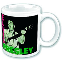 Elvis Presley- Live (Pink & Green Logo) coffee mug (Sale price!)