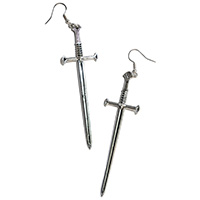 Sword Dangle Earrings by Switchblade Stiletto