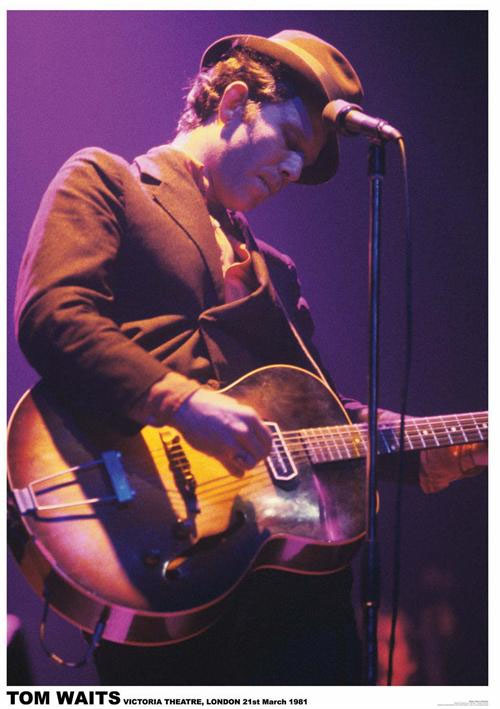 Tom Waits- Live poster