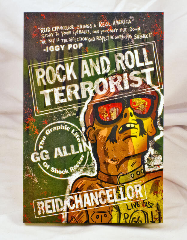 GG Allin- Rock And Roll Terrorist, The Graphic Life Of Shock Rocker GG Allin Book