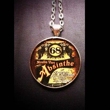 Absinthe Necklace by Horribell - SALE