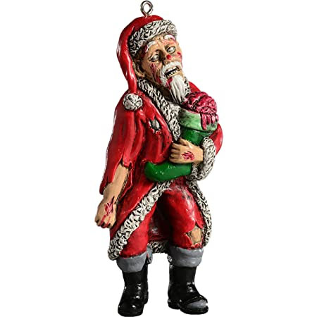 Zombie Santa Ornament by Horrornaments (Sale price!)
