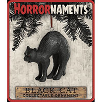 Black Cat Ornament by Horrornaments