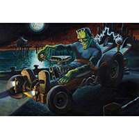 Hot Rod Frankenestein Damian Fulton -  Fine Art Print - Fully Charged