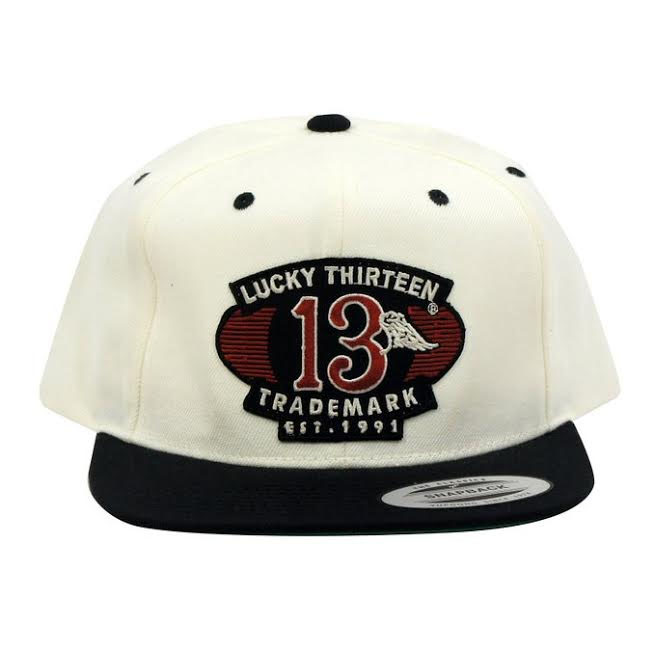 The Gas Tank Flat Bill Snap Back Hat by Lucky 13  (Sale price!)