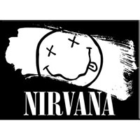 Nirvana- Smiley Paint magnet