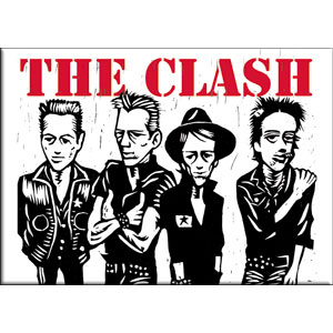 Clash- Band Caricature Magnet