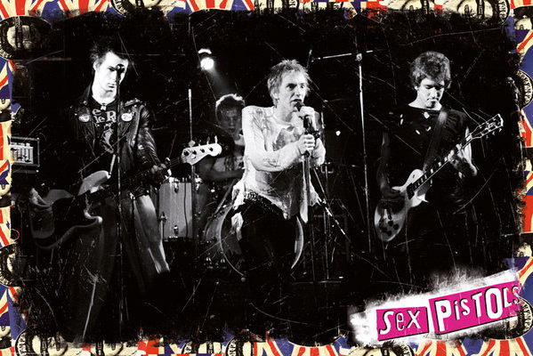 Sex Pistols- Live poster