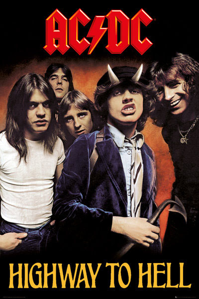 AC/DC- Highway To Hell poster