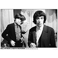 Rolling Stones- Bill & Keith 1964 poster