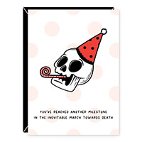 Birthday Skull Greeting Card by Despair Factory (Sale price!)