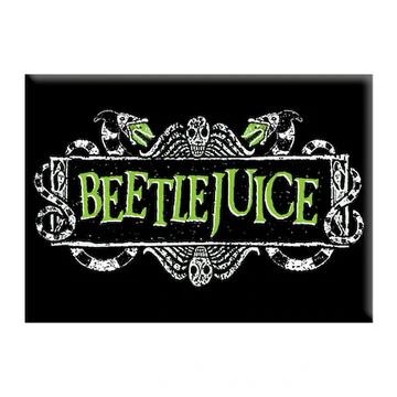Beetlejuice- Logo magnet