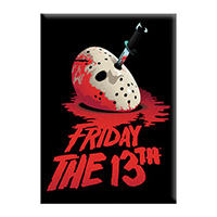 Friday The 13th- Mask & Blood magnet