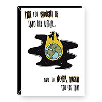 Mom You Brought Me Into This World Greeting Card by Despair Factory (Sale price!)