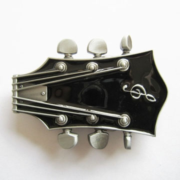 Guitar Stock (Black) belt buckle (bb173)