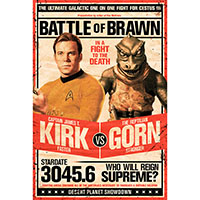 Star Trek- Kirk Vs Gorn poster