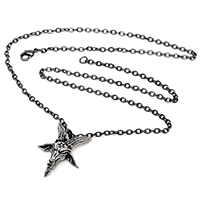 Templars Bane Baphomet Pewter Pendant Neckalce by Alchemy England