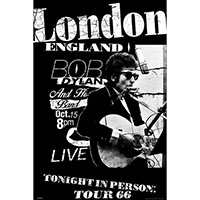 Bob Dylan- London Poster