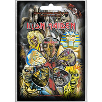 Iron Maiden- The Early Albums Plectrum Pack, 5 Guitar Picks (Imported)