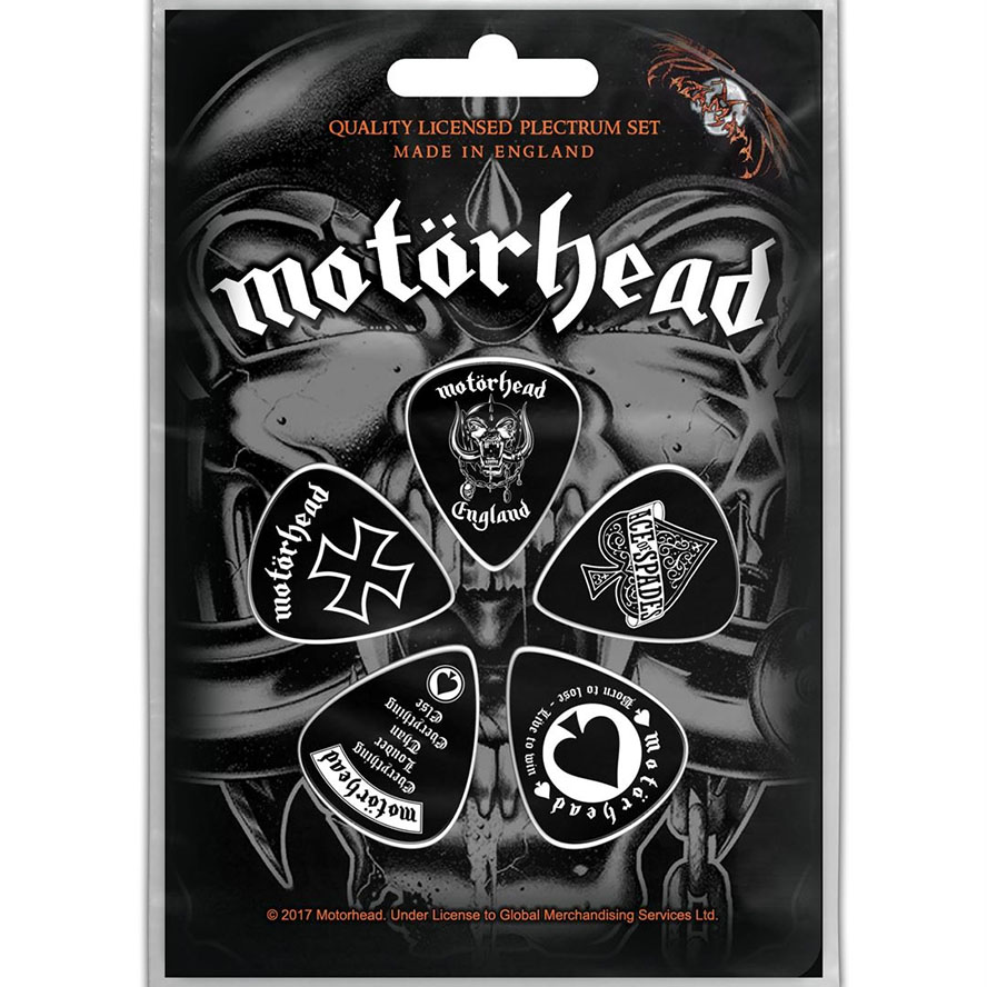 Motorhead- England Plectrum Pack, 5 Guitar Picks (Imported)