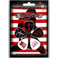 Motley Crue- Plectrum Pack, 5 Guitar Picks (Imported)