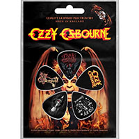 Ozzy Osbourne- Plectrum Pack, 5 Guitar Picks (Imported)