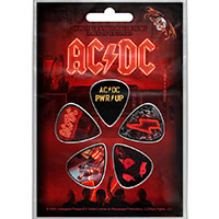 AC/DC- PWR UP Plectrum Pack, 5 Guitar Picks (Imported)