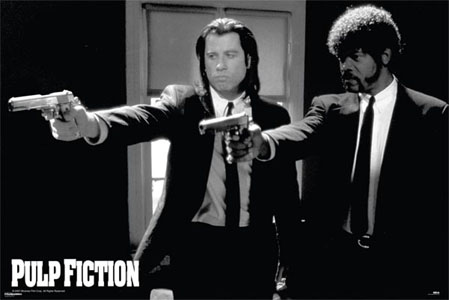 Pulp Fiction- Guns poster 