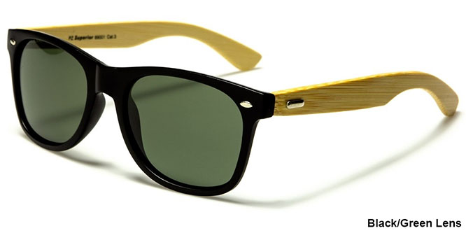 Superior Bamboo Polarized Sunglasses (Various Colors)