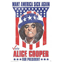 Alice Cooper- For President poster
