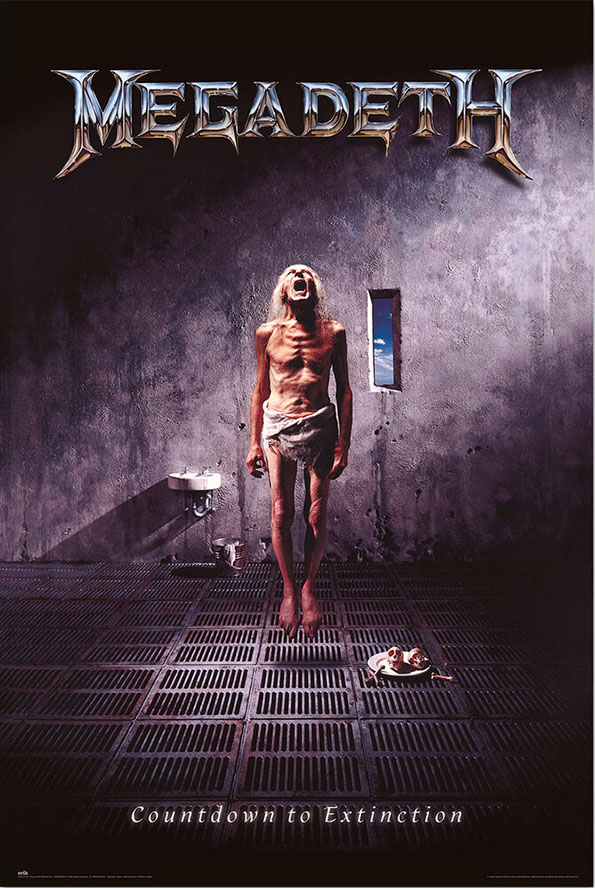 Megadeth- Countdown To Extinction Poster