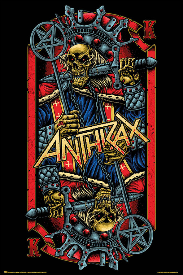 Anthrax- Playing Card poster