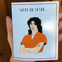 Richard Ramirez Serial Killer Birthday Card by Graveface Records - SALE