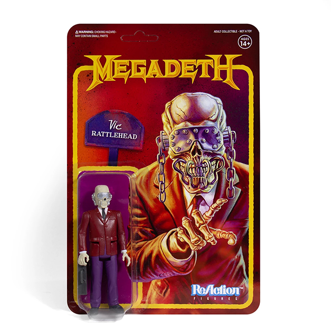 Megadeth Reaction Figure- Vic Rattlehead