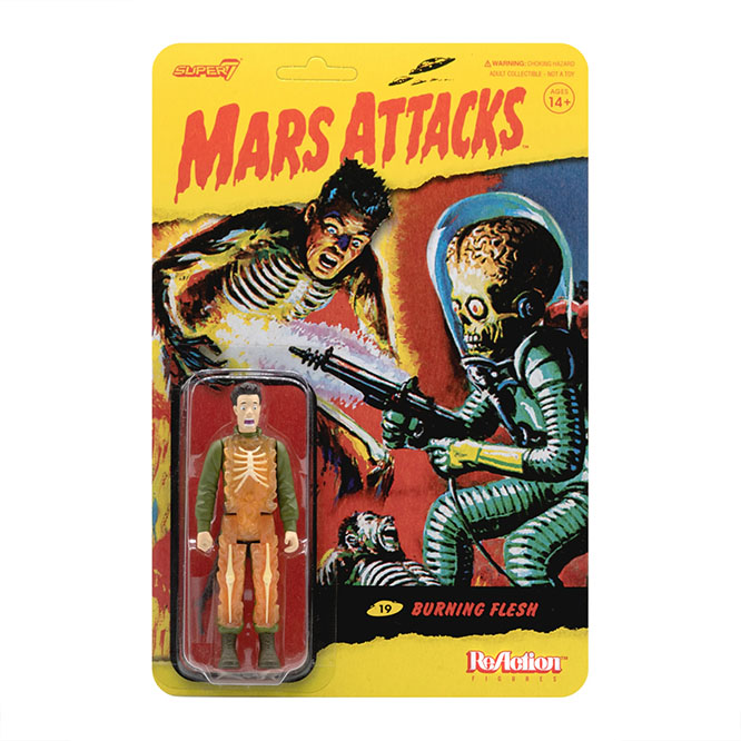 Mars Attacks- Burning Human Flesh Reaction Figure