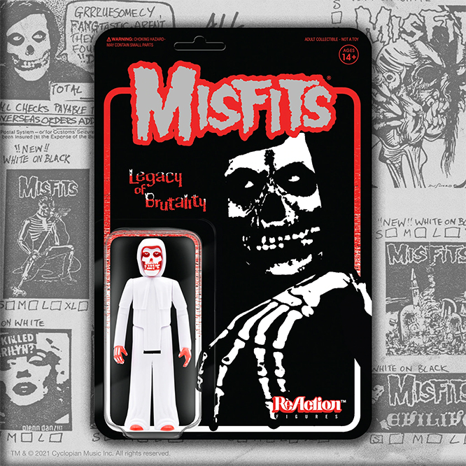Misfits- The Fiend (Legacy Of Brutality- White Version) Figure by Super 7