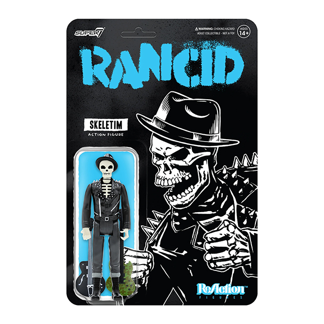 Rancid- SkeleTim (Hat) Reaction Figure