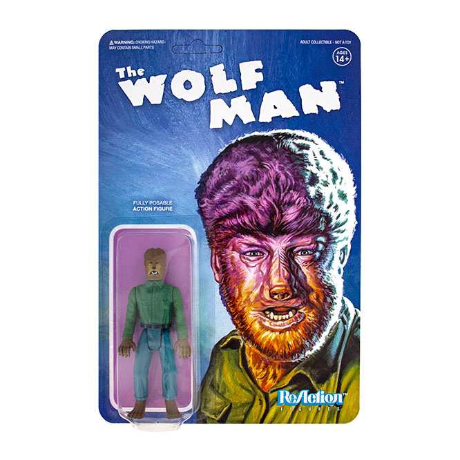Universal Monster Reaction Figure- Wolfman