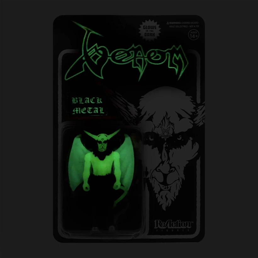 Venom- Black Metal (Glow In The Dark) Reaction Figure