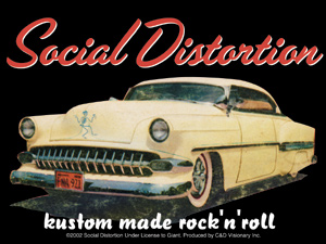 Social Distortion- Kustom Made Rock'N'Roll sticker (st511)