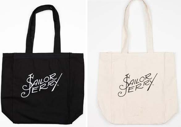 Signature Tote Bag by Sailor Jerry - SALE Natural only