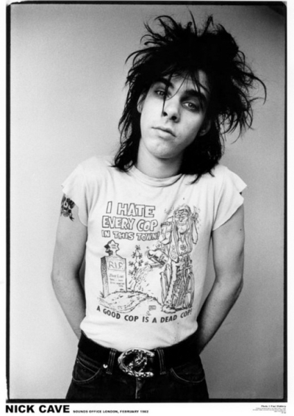 Nick Cave- 1982 Picture poster