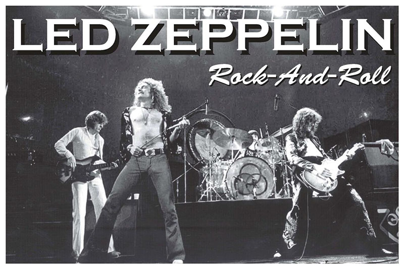 Led Zeppelin- Rock And Roll poster (C2)