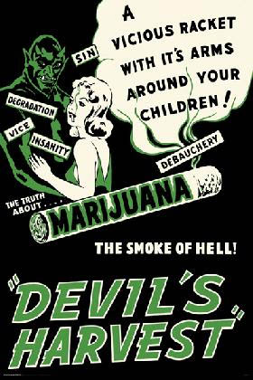 Marijuana, The Devil's Harvest poster