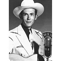 Hank Williams- Mic poster